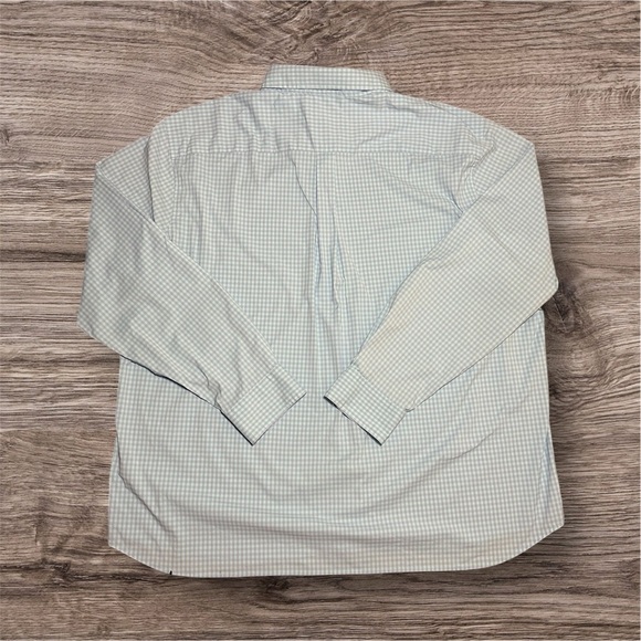 Vineyard Vines Performance OTG Blue Purple Gingham button up shirt in size 2XL - Picture 3 of 8